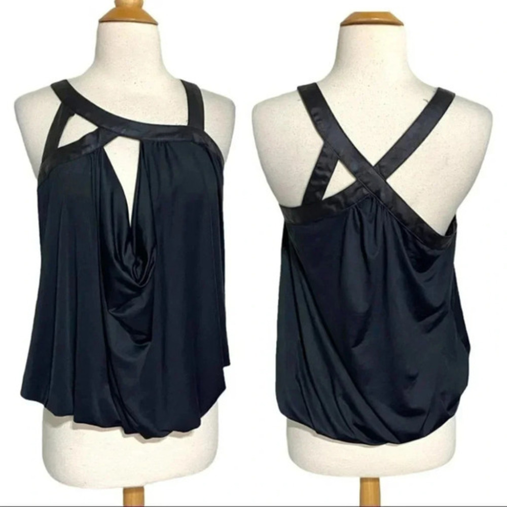 Decibel M sexy‎ black strappy sleeveless top